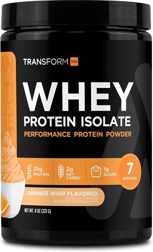 TransformHQ Whey Protein Isolate (WPI) Orange Whip Flavored 7 Serveringer - Præformance Protein Powder