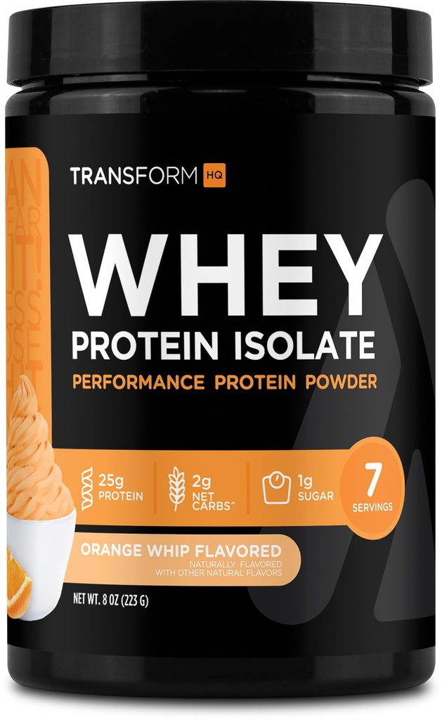 TransformHQ Whey Protein Isolate (WPI) Orange Whip Flavored 7 Serveringer - Præformance Protein Powder