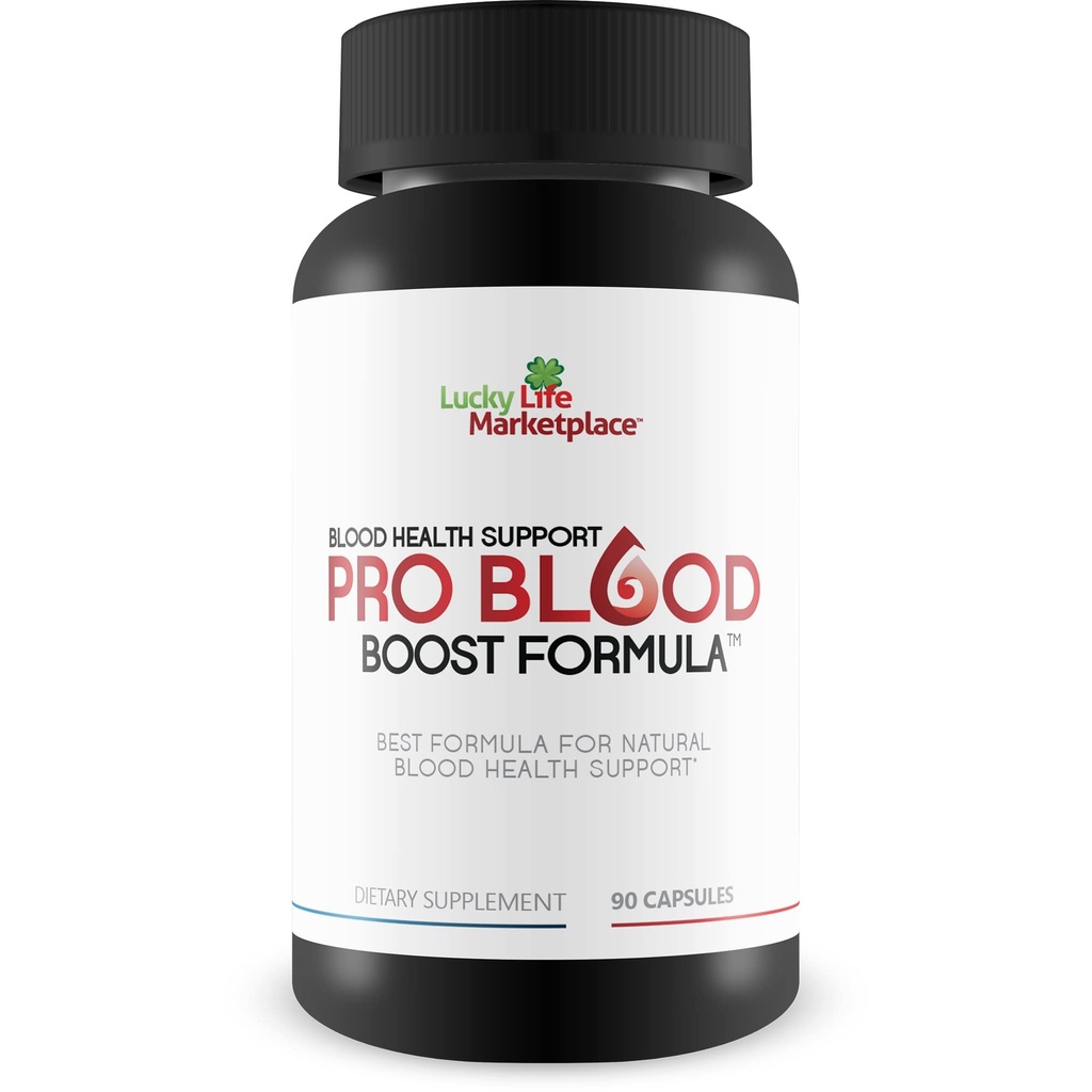 Blood Health Support Pro Blood Boost Formel - Blood Health Support - Vores bedste Formel for Natural Blood Health Support - Berberine, Cinnamon, Zink - Fremme forbedret blodgennemstrømning naturligt