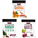 Force Factor bedre gurkemeje fælles støtte supplement & smartere Grønne Superfood tykkere, 60 bløde tykkere & alt Beets bløde tykkere, 60 tykkere