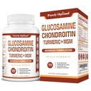 Rent Optimal Glucosamin Chondroitin MSM Supplement w / Gurkemeje & Boswellia - Glucosamin Sulfate Fælles tillæg for mænd og kvinder - 120 tabletter