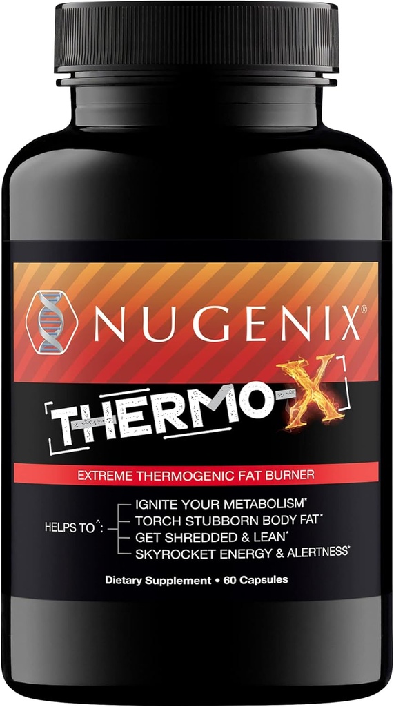 Nugenix Thermo- X: Termogent fedtforbrænder tillæg for mænd, ekstrem metabolisk accelerator, 60 Greve