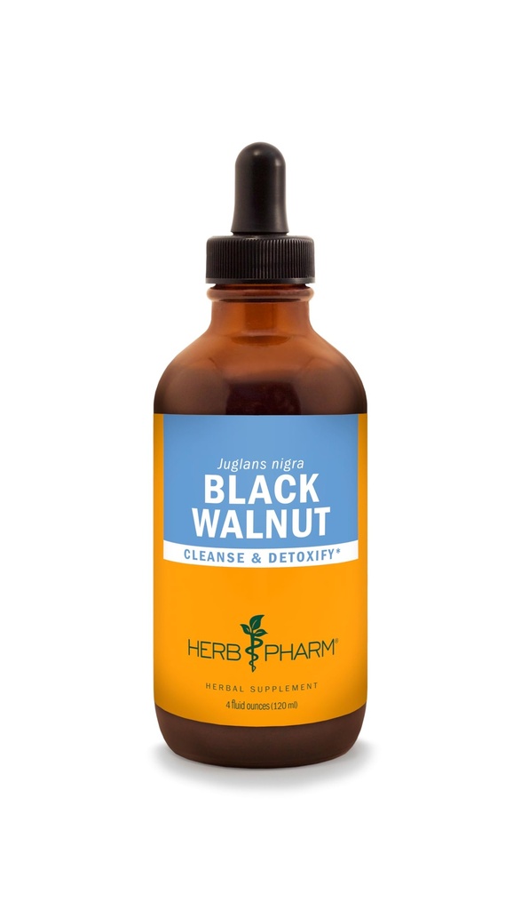 Herb Pharm Black Walnut Liquid Extract til rensning og afgiftning - 4 Ounce