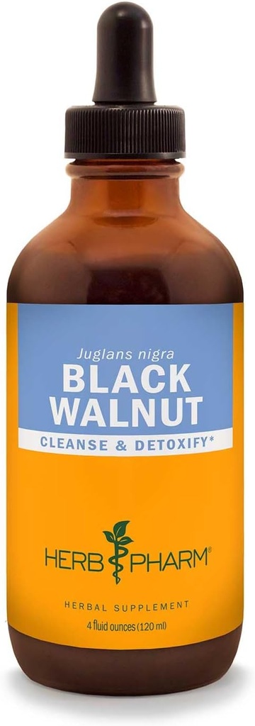 Herb Pharm Black Walnut Liquid Extract til rensning og afgiftning - 4 Ounce