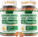 NEVISS Ashwagandha Gummies 2000mg, Feel Refreshed, Plus Proprietary Blend with L-Theanine, 5-HTP, Lemon Balm, Magnesium for Calm, Zzzs & Relaxation Support, 120 Count