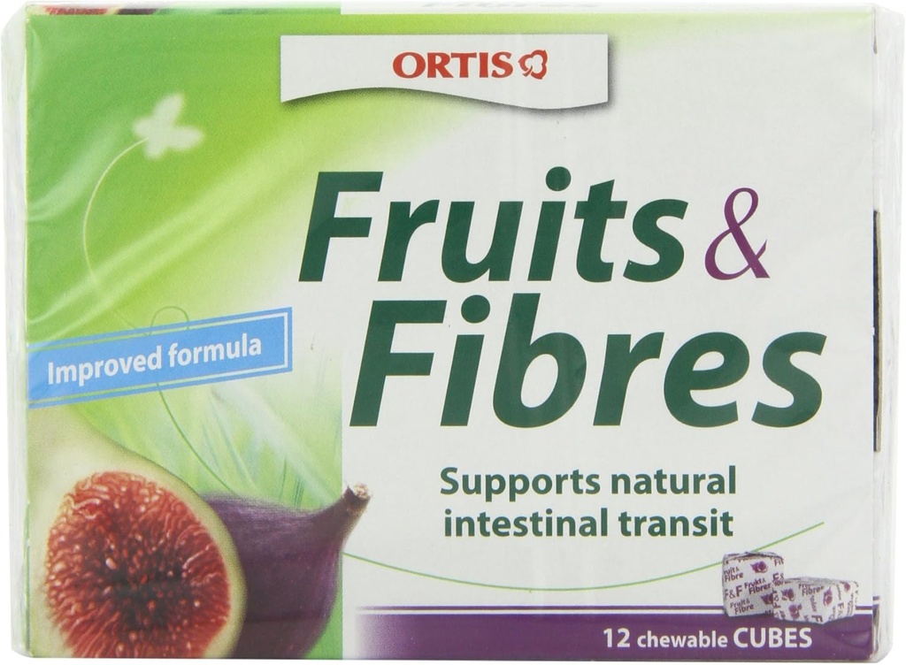 Ortis - fordøjelsessygdomme - frugter & fibre - let - 120g
