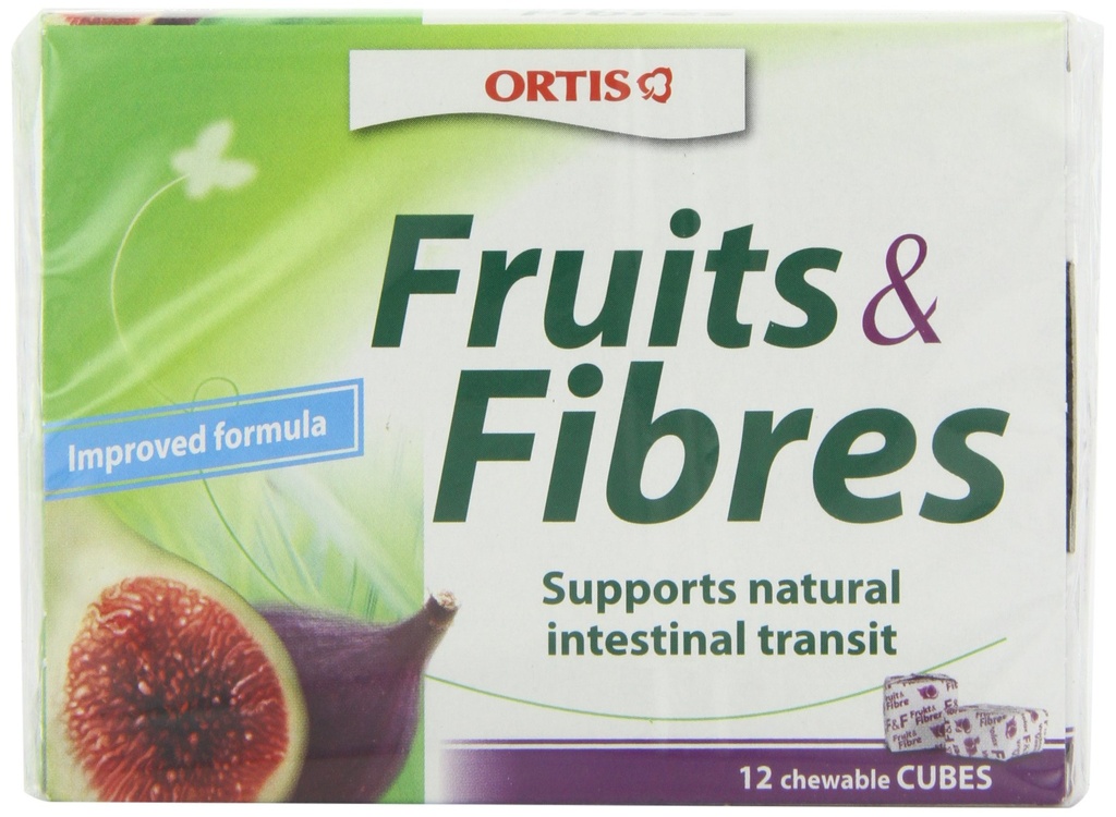 Ortis - fordøjelsessygdomme - frugter & fibre - let - 120g