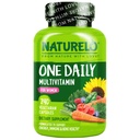 NATURELO One Daily Multivitamin for Women - Energy Support - Whole Food Support to Nourish Hår, Hud, Nails - Non-GMO - No Soy - Gluten Free - 240 Kapsler er 124; 8 Måned Supply