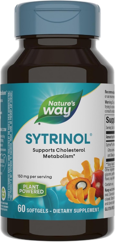 Nature's Way Sytrinol Cholesterol Control; Premium Blend; 60 Softgels