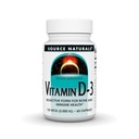 Source Naturals Vitamin D-3 Bioactive Form for Bone & immunforsvar * 5000 iu - 60 kapsler