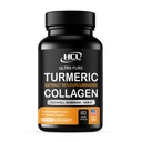 Gurkemeje 95% ekstrakt & kollagen kapsler - NEM fremmer Knee Comfort & Fleksibilitet - Æggshell Membrane w naturligt occurring Glucosamin Chondroitin Hyaluronic Acid - Made in USA