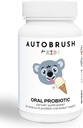 autobrush Kids Oral-Care Slow Dissolve Probiotic Tablets | Dental Supplements | Healthier Teeth and Gums | Balanced Mouth Biome| 30 Count (Vanilla) (1)