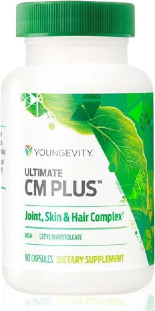 Youngevity Ultimate CM Plus ™ - Patenteret fælles sundhedsstøtte og smertestøtte supplement MSM & Cetyl Myristoleate - Muskel og fælles sundhed CMComplex - (90 kapsler)