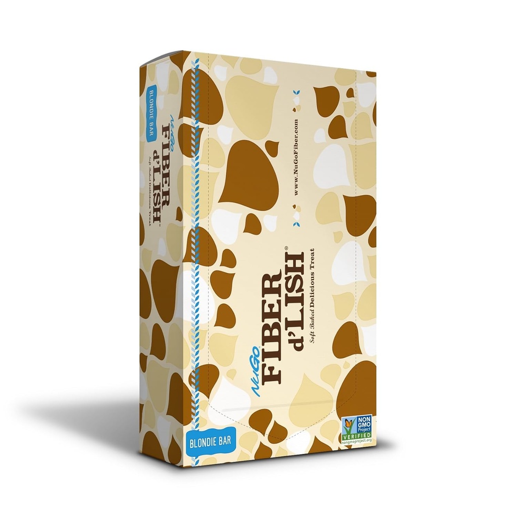 NuGo Fiber d 'Lish Blondie, 12g High Fiber, 160 kalorier, 16 Greve
