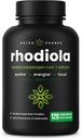 Rhodiola Rosea Supplement 600mg • 124; 120 Veganske kapsler • 124; Rhodiola Rosea Extract for Energy, Stress Relief, Mood and Focus • 124; Adaptogen Root med Rosavin & Salidrosides • 124; 300mg piller af NutraChamps