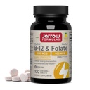 Jarrow Formulas Methyl B- 12 1000 MCG og methylfolat 400 MCG, Ekstra Styrke, Cellular Energy Metabolisme og Kardiovaskulær Health Formel (1) Med P- 5- P, 100 tyggetabletter, Op til en 100 dages forsyning