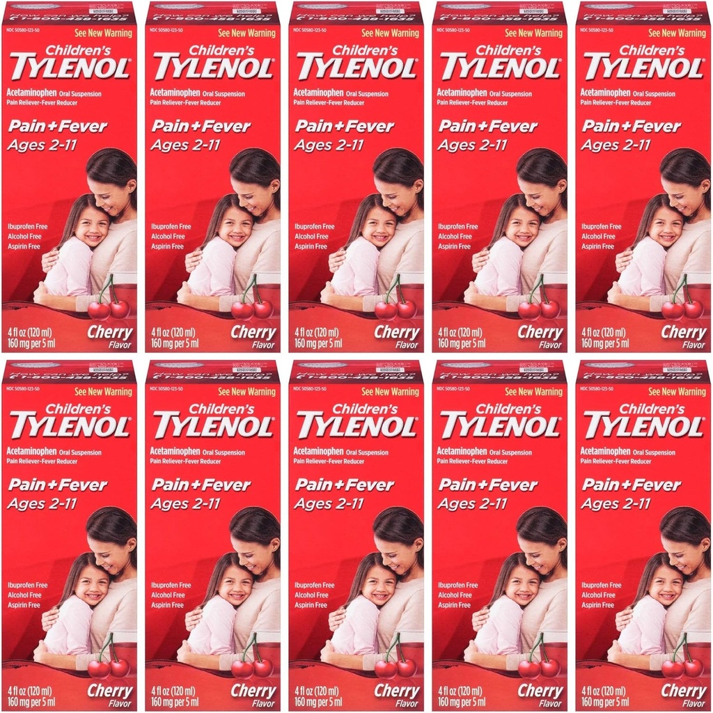 Tylenol Chld Cherry Liq størrelse 4z Tylenol Children Cherry Blast Oral suspension