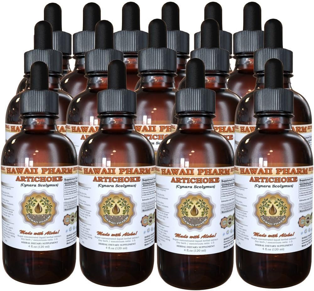 Artichoke Liquid Extract, Organic Artichoke (Cynara scolymus) Tinktur 15x4 oz