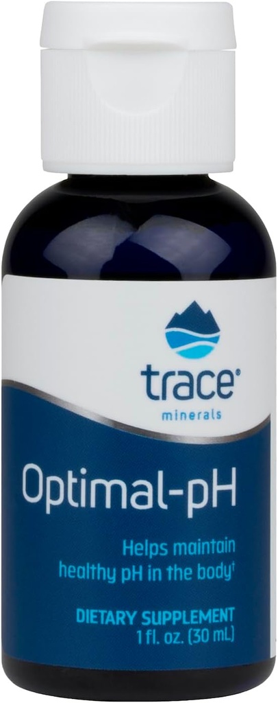 Trace Minerals Optimal- pH - Koncentreret ionisk Mineral supplement til fordøjelse og immunforsvar - fordøjelse & pH Support Supplement med Magnesium & Boron - 1 fl oz (Om 120 Servere)