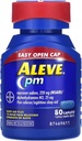 Aleve PM Caplets, Naproxen Natrium 220 mg (NSAID) / diphenhydramin HCl 25 mg, Pain Reliever / Nighttime Sleep- Aid, Non- Habit Danning, 80 Greve