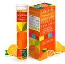 Vitamin C 1000mg Effervescent tabletter Vitamin med zink Kalium Magnesium E Vitamin Vitamina C Efervescente para Adulto Zink og C 20 tabletter