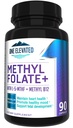 Dobbelt styrke & mest bioaktive methylfolat! Ensartet formeret med Højeste Farmaceutiske Grade Methylcobalamin (B12), Niacin, B1, B2 B6. Arbejder Synergistisk for Max Results-3 Måned Supply