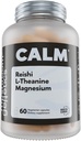 Mushroom Genetics Reishi, L- Theanin & Magnesium Supplement - Adaptogen Mushroom Kapsler 124; Stress Relief supplement til afslapning, søvn & immunt sundhed
