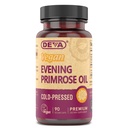 DEVA Vegan Aften Primrose Oil, Cold- Presset, Uraffineret, 90 Kapsler, 1- Pack