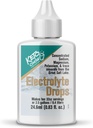 Keto Chow Electrolyte Hydration Drops - Keto Diets & Intermittent Fasting - Immunstøtte - Gluten & Sukker Free - Natrium, Magnesium, Kalium & Trace Minerals - Unflavored - 0,83 fl oz