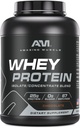 Amazing Muscle 100% Whey Protein Powder * Avanceret formel med Whey Protein Isolere som en primær ingredient sammen med Ultra Filtreret Whey Protein Koncentrat (Chokolade, 5 LB)