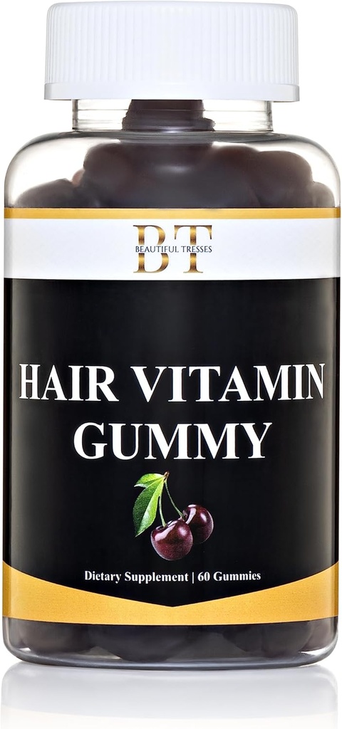 Hår Vitamin Gummy Healthier Hår, Hud & Nails, Vegansk & Plant baserede Gummies, CHEWABLE BIOTIN, 60 Gummies
