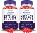 (2 Pack) Ketosolf Nutrition Keto ACV Gummies Advanced Formel 1000MG Keto Call Nutrition Keto Gummies Apple Cider Vinagar Formuleret med Pomegranate Beet Juice Powder B12 Vegan Non GMO 120 Gummys