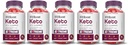 Justified Laboratories (5 Pack X10 Boost Keto ACV Gummies Extreme 2000MG X 10 Boost Keto Gummies Apple Cider Vinagar Formuleret med Pomegranate Beet Juice Powder B12 Vegan Non GMO 300 Gummys