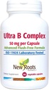 NY ROOTS HERBAL Ultra Vitamin B tillæg (50mg) med vitamin B6, B12, biotin Note 124; Advanced immunsupportsupplement (90 Veg Caps)