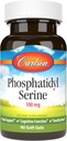 Carlson - Phosphatidyl Serine, 100 mg, Non-GMO, Brain Function, 90 Softgels