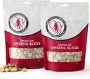 Dairyland American Ginseng Slices - 16 oz Pack Wisconsin Ginseng Slices - Certificeret noget særligt fra Wisconsin - Non- GMO, Gluten Free Sliced Root - Urtetilskud i suppe, te, Congee