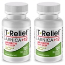 T- Relief Extra Strength Arthritis Arnica + 12 smertestillende naturlige lægemidler Hjælp Reducere ømhed Stifhed Aches & smerte i Joints naturligt - 100 tabletter (2 Pack)
