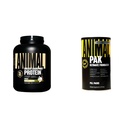 Animal Whey Isolate Whey Protein Powder - Isolate Loaded for Post Workout og Recovery & Pak - Praktisk All- in- One Vitamin & Supplement Pack