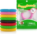 24 Pack Mosquito Repellent Armbånd, individuelt indpakket Repellent armbånd, DEET Free, Natural og Vandtæt Band