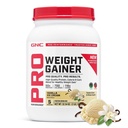 GNC Pro Performance Weight Gainer Protein Powder, 50g Protein, High Calorie, 700 kalorier, Understøtter masse og muskel Inddrivelse, MCT, BCAA, 3. part testet, Vanilla Ice Cream, 6 Serveringer, 2,5 lbs