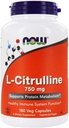 Now Foods L- Citrullin 750mg, 180 kapsler, (pakning med 3)