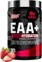 Nutrex Research EAA Hydration Mea124; EAA + BCAA Powder Measurement 124; Muscle Recovery, Strength, Muscle Building, Endurance Measures 124; 8G Essential Amino Acids + Electrolytes Measurement 124; 30 Serveringer (Fruit Punch)