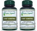 Grøn Organisk Kosttilskud Cyst, Bryst Cyst, 90 VCs, Høj Absorberbar, Non- GMO, Gluten- Free (Pack of 2)