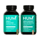 Hum Fuld Skin Detox og Rengøring -Proboitics for Problem Hud og Acne Breakouts witrh Organic Algae, afgiftende Urter, Skin Squad og Daglig Rengøring