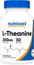 Nutricost L- Theanin 200mg, 30 kapsler