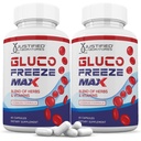 (2 Pack) Glucofreeze Max Advanced Formel 1295MG 120 Kapsler