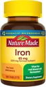Nature Made Iron 65 mg (325 mg Ferrosulfate) Kosttilskud til Red Blood Cell Support 180 tabletter (pakke med 1)?
