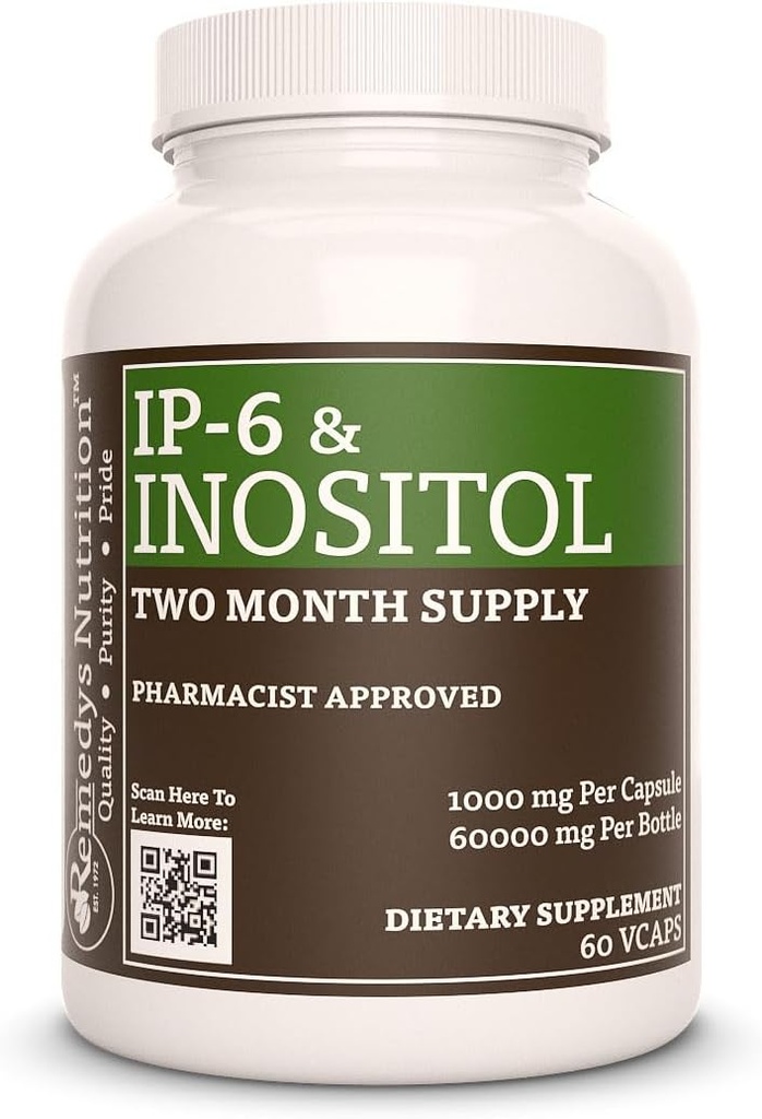 Remedy 's nutrition IP6 (hexaphosphat) med Inositol, Calcium & Magnesium
