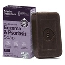 Marie Originals Eczema Face Soap Body Wash Bar - All Natural Psoriasis, Dermatitis Treatment for Dry Itchy Flaky Skin Relief - Gentle afgiftning, Healing, Anti- Itch, Cleansing Skincare (Pack of 1)