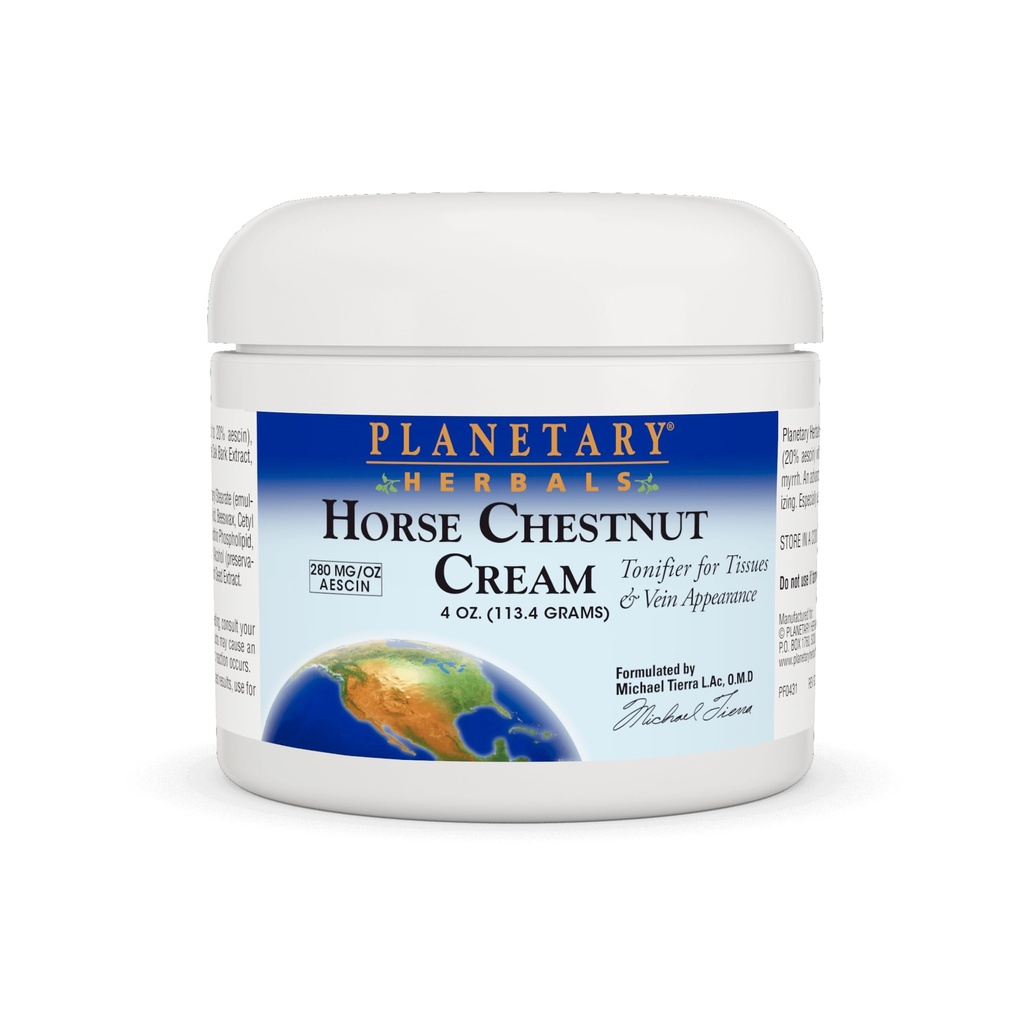 Planetariske Herbals Horse Chestnut Cream Tonifier - 4oz